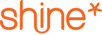 shine logo orange